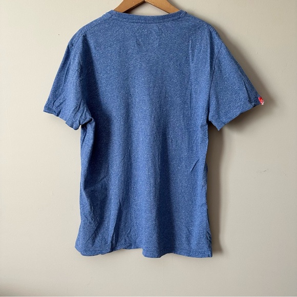 Vintage SuperDry Men’s Orange Label Blue Tee 2XL - Picture 2 of 9